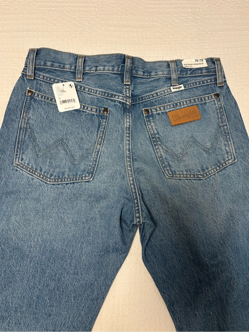 Wrangler Mid Rise Straight Jeans - Sunset 651 - NWT